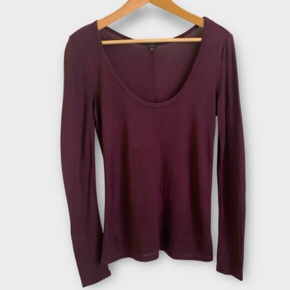 Babaton Rich Plum Long Sleeve Top - Picture 1 of 6